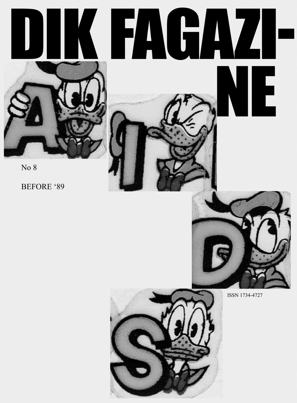 Обложка журнала DIK Fagazine, №8, 2011 Институт квир-архивов