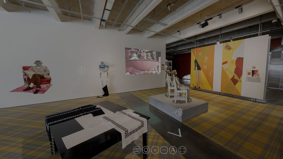 The exhibition Atelier E.B: Passer-by in 360° format